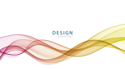 Motion smooth color wave.Curve rainbow lines.Abstract background