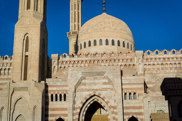 Obraz premium Fragment details of large mosque Islamic religion