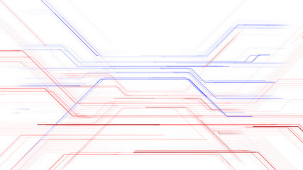Digital Circuit Network Technology internet data space 3D illustration.