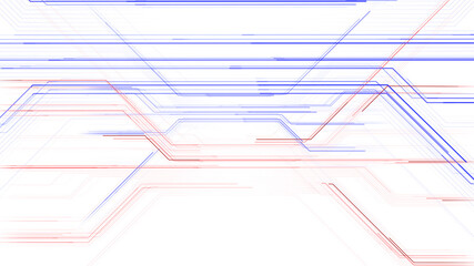 Digital Circuit Network Technology internet data space 3D illustration.