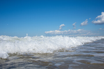 Summer and vacation. Beautiful beach.