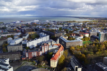 Obraz premium view of the city