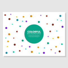 Minimal Creative Colorful Background. Modern Horizontal Composition. Abstract Illustration.