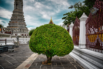 Temple of Dawn, Wat Arun is a buddhist temple and derives its name from the Hindu god Aruna often...