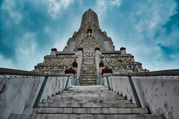 Temple of Dawn, Wat Arun is a buddhist temple and derives its name from the Hindu god Aruna often...