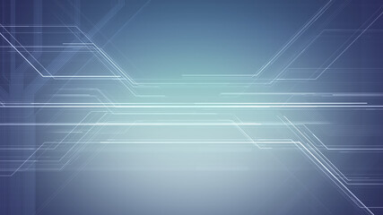 Digital Circuit Network Technology internet data space 3D illustration.