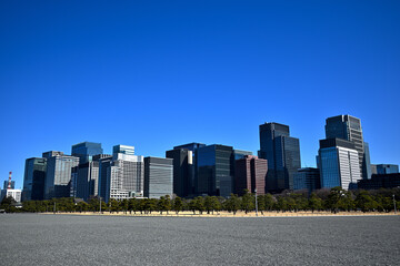 日本のビジネス街