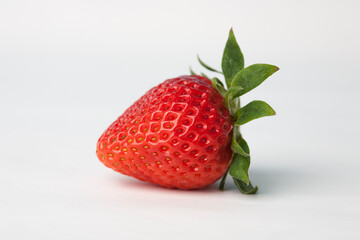 Fresh strawberry isolated on white background 