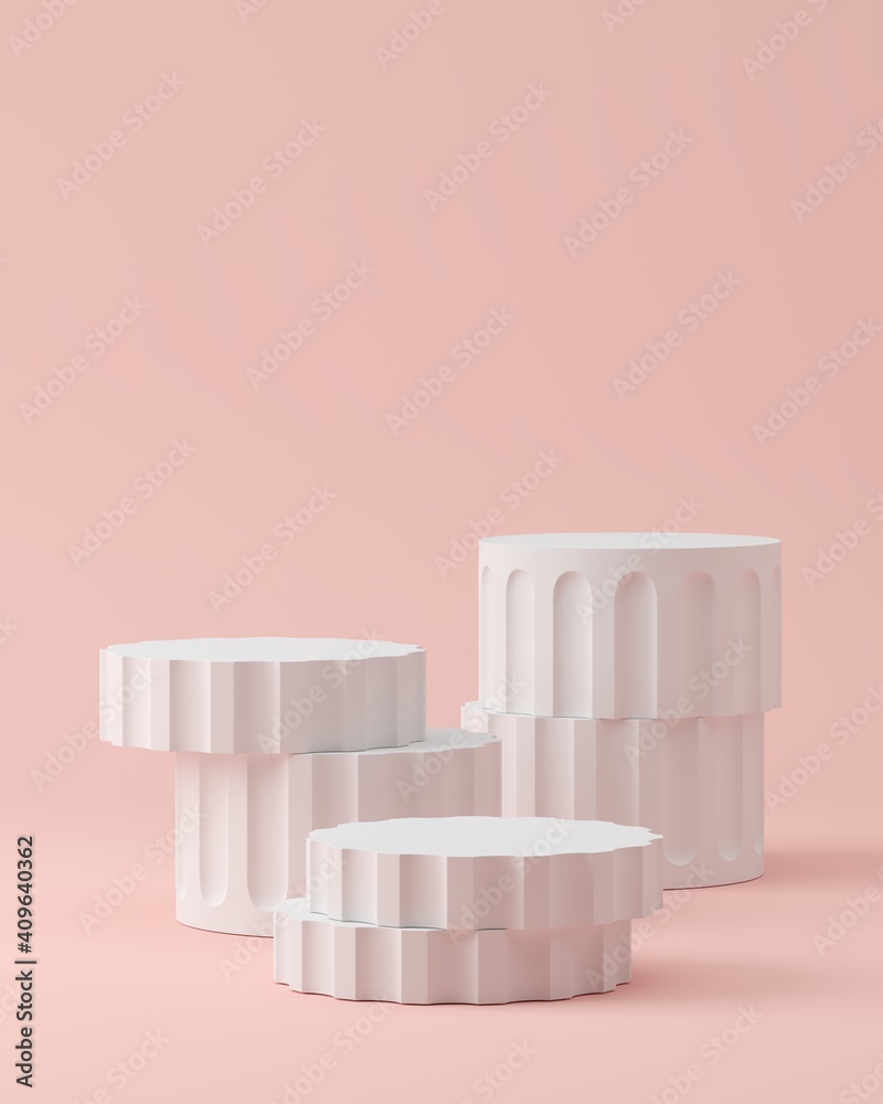 Poster abstract background minimal style for product branding presentation. mock up scene with empty space.