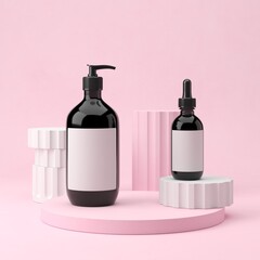 Abstract background minimal style for product branding presentation. Mock up scene and mock up product with empty space for text. 3d rendering