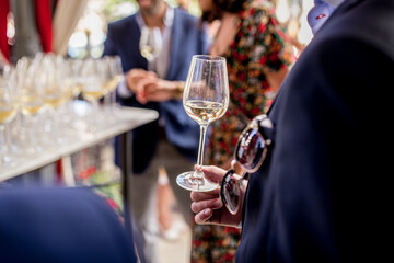glass of wine