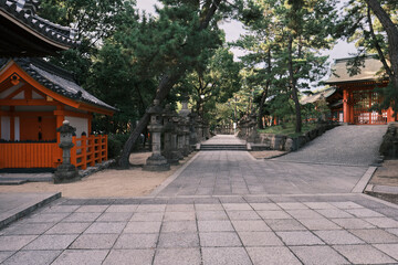 Sumiyoshi Taisha Grand Shrine in Osaka, Japan