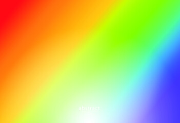 Abstract blurred gradient mesh background bright rainbow colors.