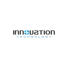Innovation logo design, Innovation logotype vector template.