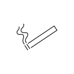Cigarette icon. Smoking symbol modern, simple, vector, icon for website design, mobile app, ui. Vector Illustration