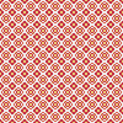 Abstract Cross Pattern generative computational art illustration