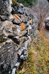 Construcción de piedra seca