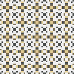 Fototapeta premium Abstract Cross Pattern generative computational art illustration