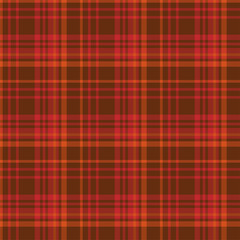 Plaid seamless pattern. Vector background of textile ornament. Flat fabric design.