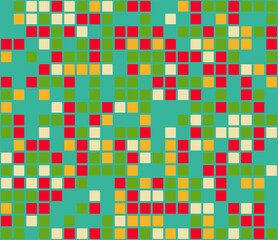 Color mosaic. Colorful background. Abstract seamless pattern. Vector illustration.