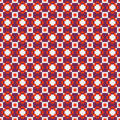 Abstract Cross Pattern generative computational art illustration