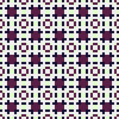 Fototapeta premium Abstract Cross Pattern generative computational art illustration