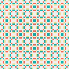 Fototapeta premium Abstract Cross Pattern generative computational art illustration