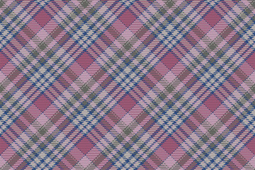 Seamless pattern of scottish tartan plaid. Repeatable background with check fabric texture. Vector backdrop striped textile print.