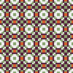 Abstract Cross Pattern generative computational art illustration