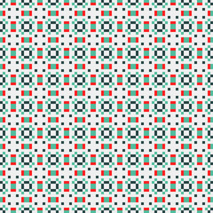 Abstract Cross Pattern generative computational art illustration