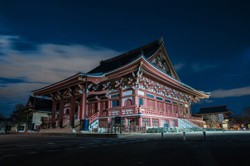 Obraz premium 夜の池上本門寺