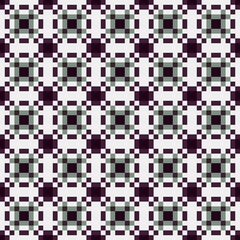 Fototapeta premium Abstract Cross Pattern generative computational art illustration