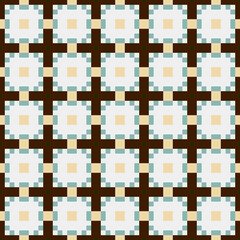 Abstract Cross Pattern generative computational art illustration