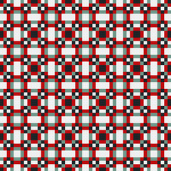 Fototapeta premium Abstract Cross Pattern generative computational art illustration