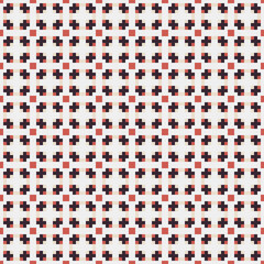 Abstract Cross Pattern generative computational art illustration