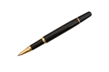 Elegant business black and gold ballpoint pen