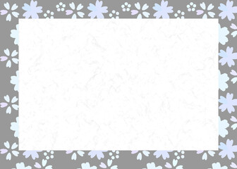 和紙　和　桜　素材