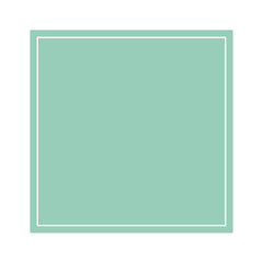 Fototapeta premium Empty square with thin white frame vector design