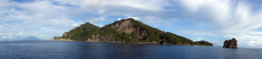 Insel Siko im Bezirk Halmahera