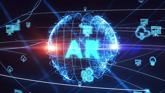 Ar, augmented reality icon. Business, Technology, Internet and network concept.