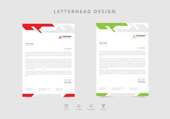 Letterhead Template Vector