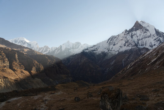 Mattina al Santuario dell'Annapurna
