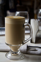 Latte cup coffee