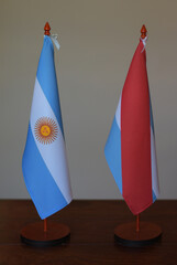pequeñas banderas de entre ríos y argentina
