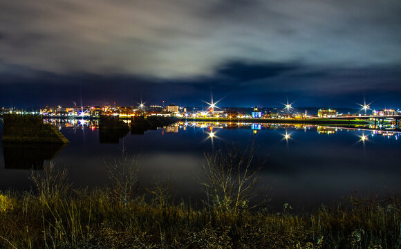 Fredericton night lights