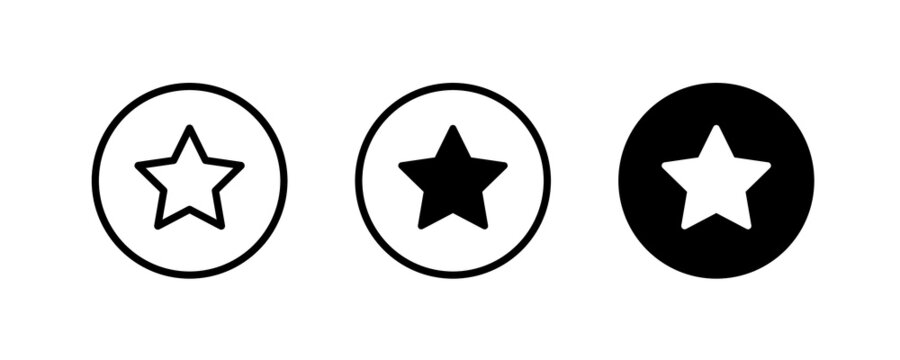 Loyalty Star Icon. Bonus Points. Discount Program Symbol. Quality Element. First Place, Product Rating, Winner, Ranking, Favorite, Best Choice, Review Icons Button, Vector, Sign, Logo, Illustration