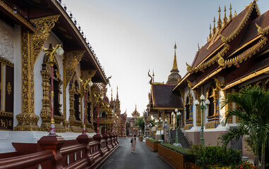 Fototapeta premium Buddhist Temple in Chiang Mai, Thailand