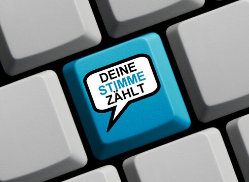 Deine Stimme z&auml;hlt - Aufruf zum Mitmachen