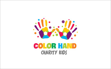 Fototapeta na wymiar Illustration vector graphic of Kids school elementary colour full logo design