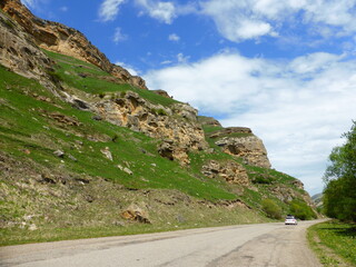 Gum-ezen Gorge in the North Caucasus
